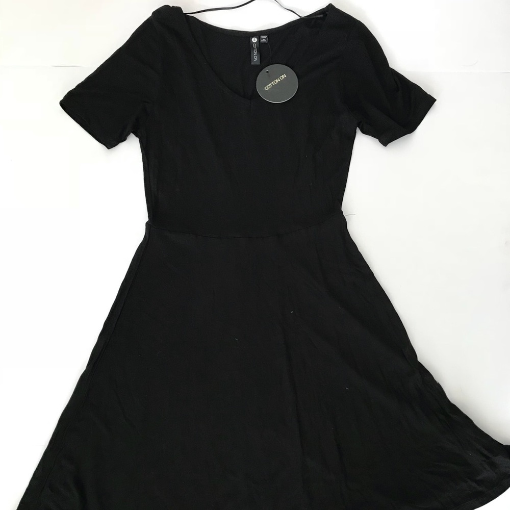 Cotton on black dress Sz S